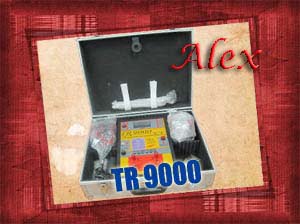 TR 9000 water detector in the ground