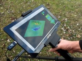 Geophysical results view Survey Results During Active